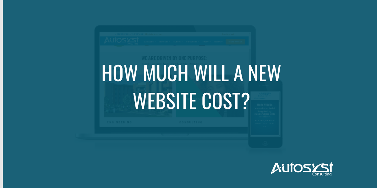 How much will a new website cost?